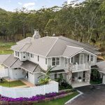 PVC Semi Privacy Picket Fencing Featured at Home of the Year, overhead view